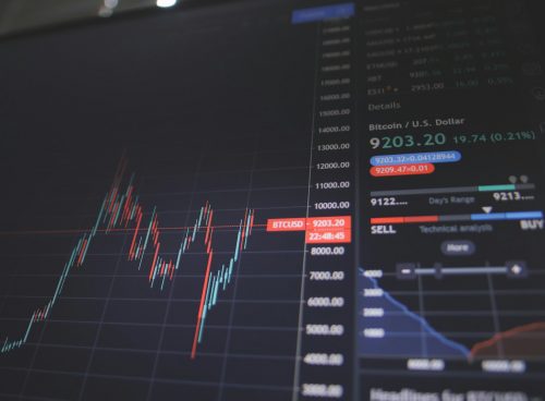 black flat screen computer monitor