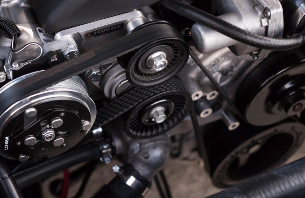 gray and black engine