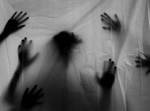 silhouette, ghost, horror