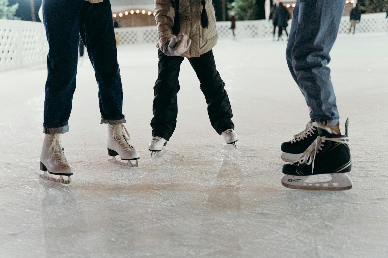 People Ice Skating Together