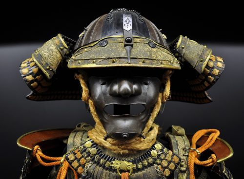 samurai, suit, helmet