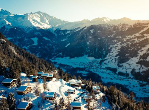 snow covered mountain