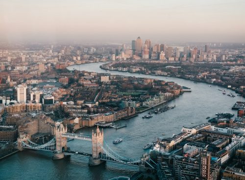 aerial photography of London skyline during daytime