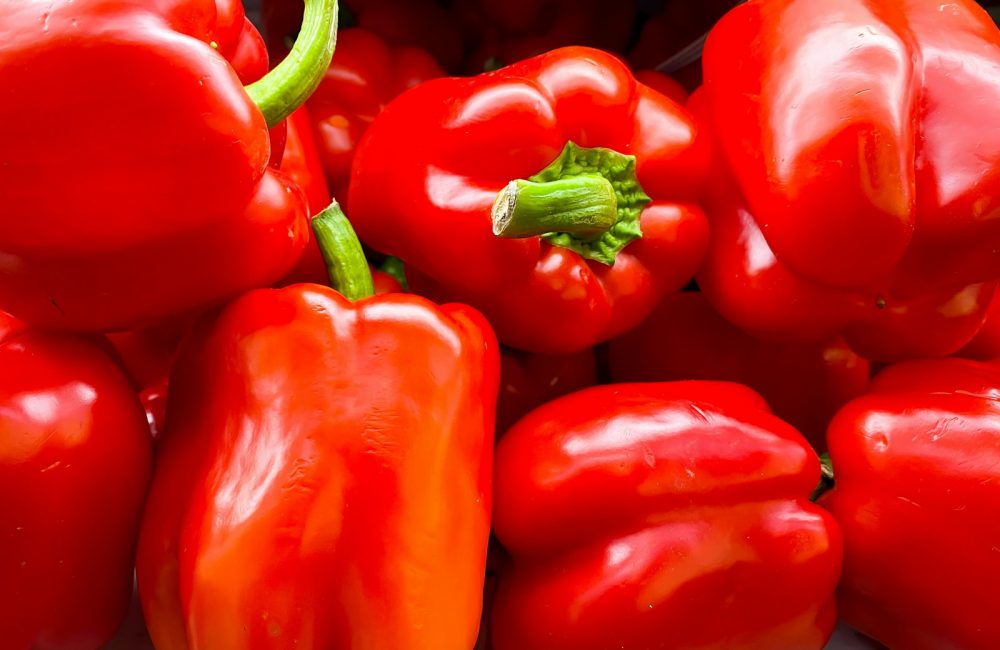 a group of red tomatoes