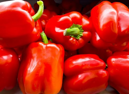 a group of red tomatoes