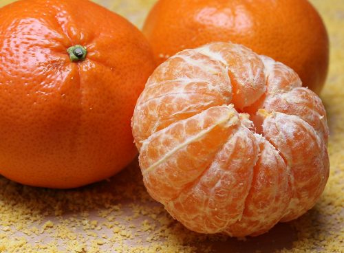 Three Orange Fruits