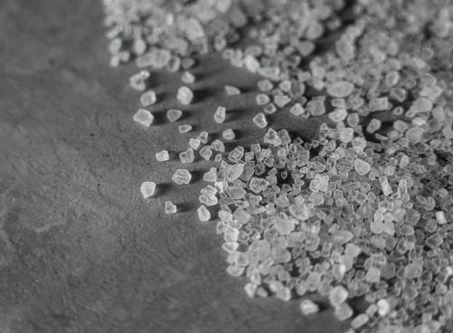 Macro Photography Of Crystal Salt