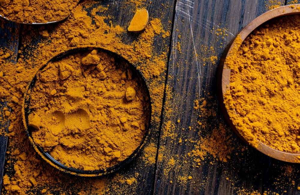Close Up of Tumeric Powder