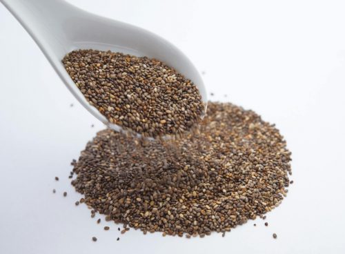 Seeds on White Plastic Spoon