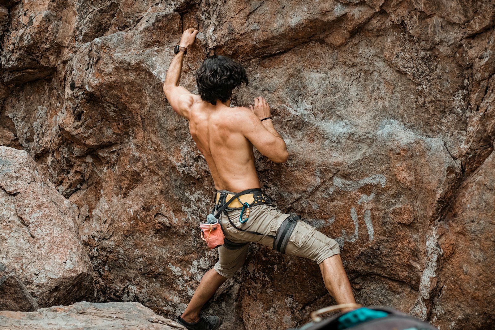 rock climbing