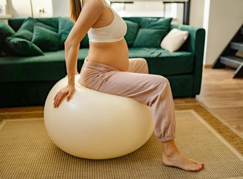 Pregnant Woman doing Excercise