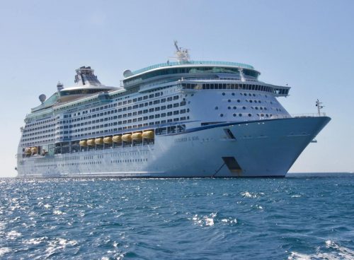 White Cruise Ship