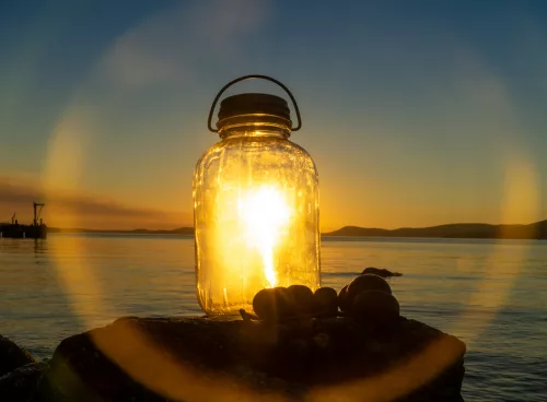 Glass Jar lantern